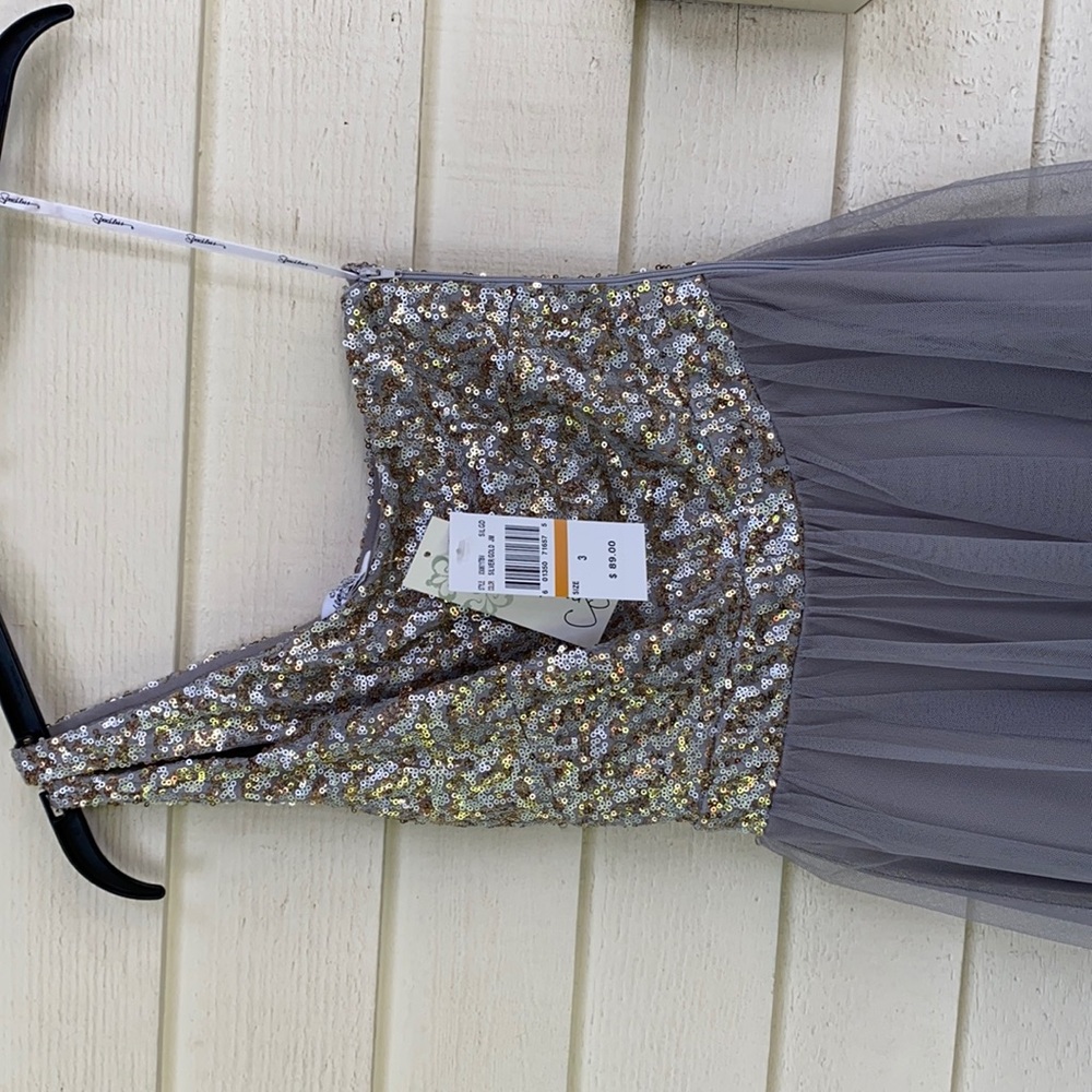 Speechless silver dress